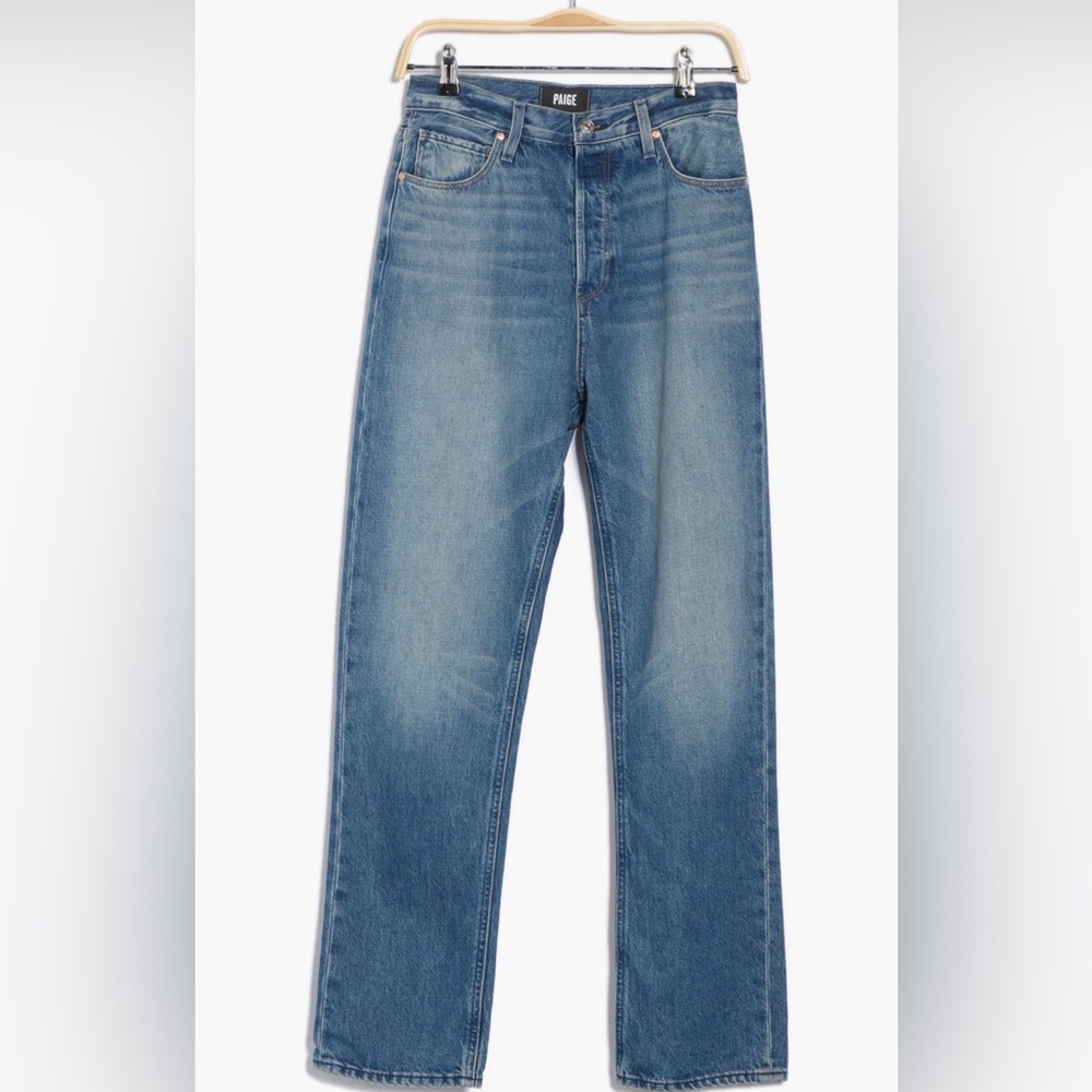 PAIGE Sawyer High Waist Straight Leg Women Jeans (Envision) Size 28